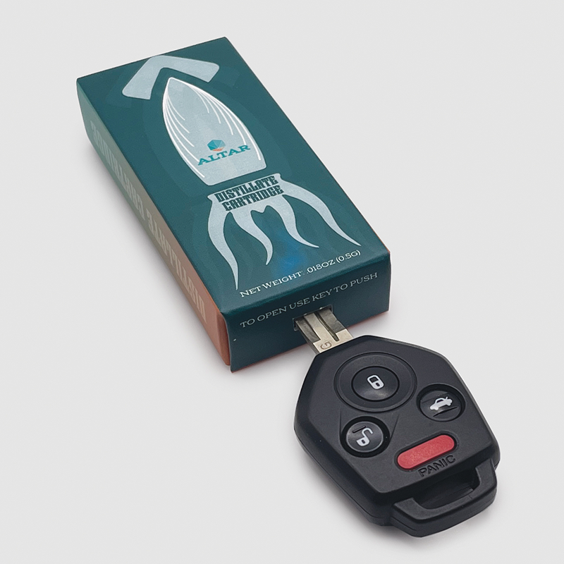 Vape Cart Packaging Features - Key Access