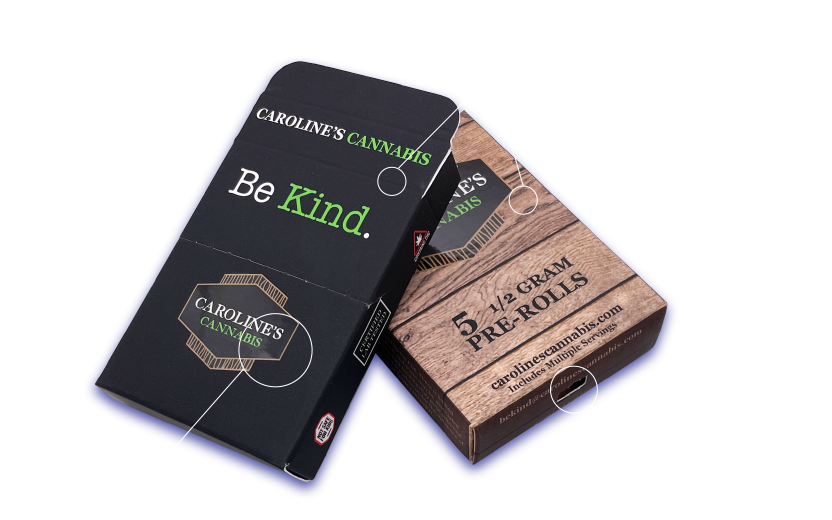Carolines cannabis multipack packaging